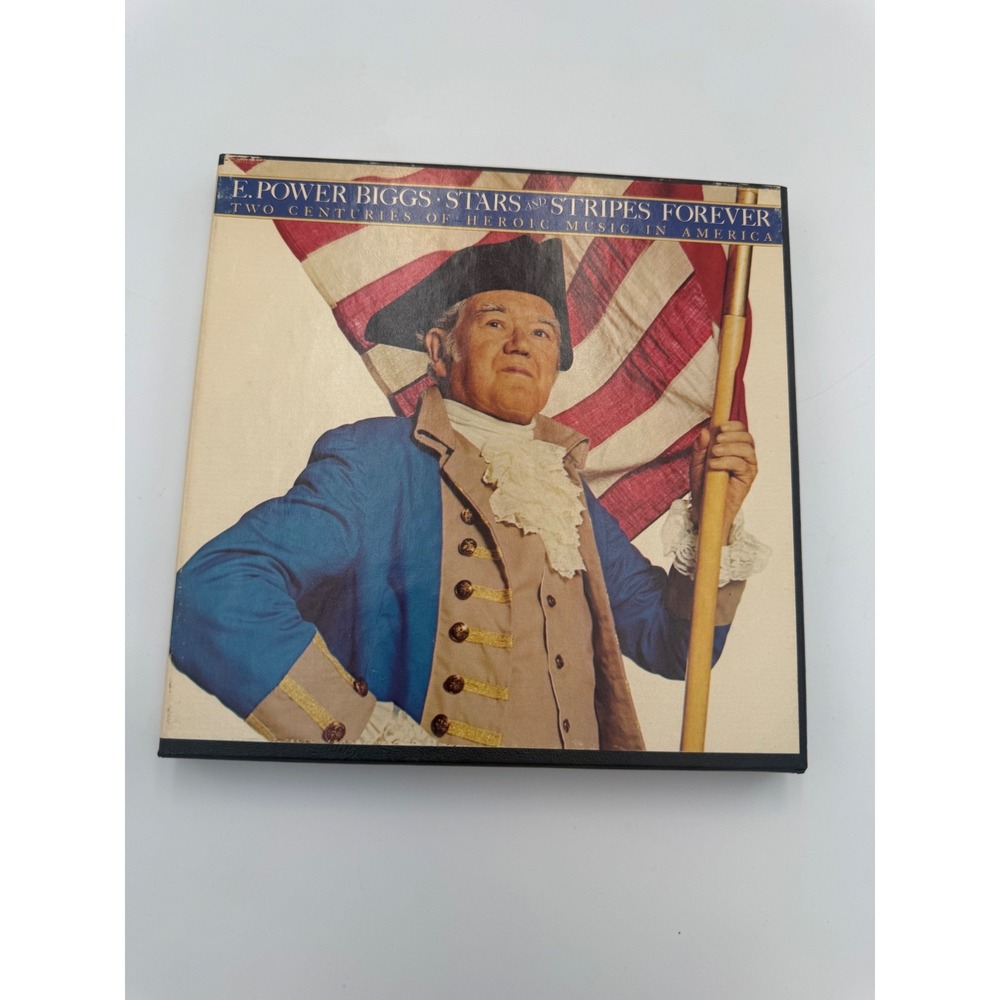 E.‎ Power Biggs Stars and Stripes Forever Reel to Reel Tape 7.5 IPS Masterworks